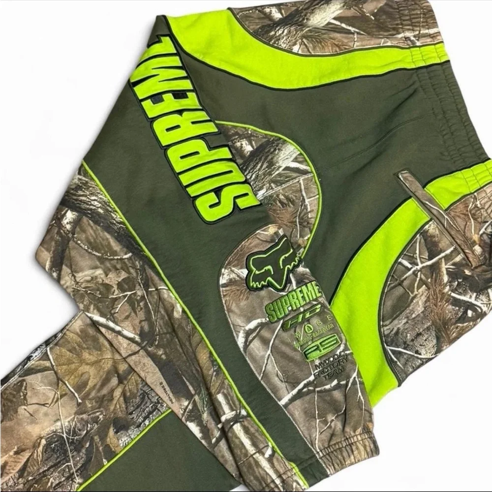 NWT Supreme x Realtree x Fox Racing Sweatpants - Picture 6 of 9